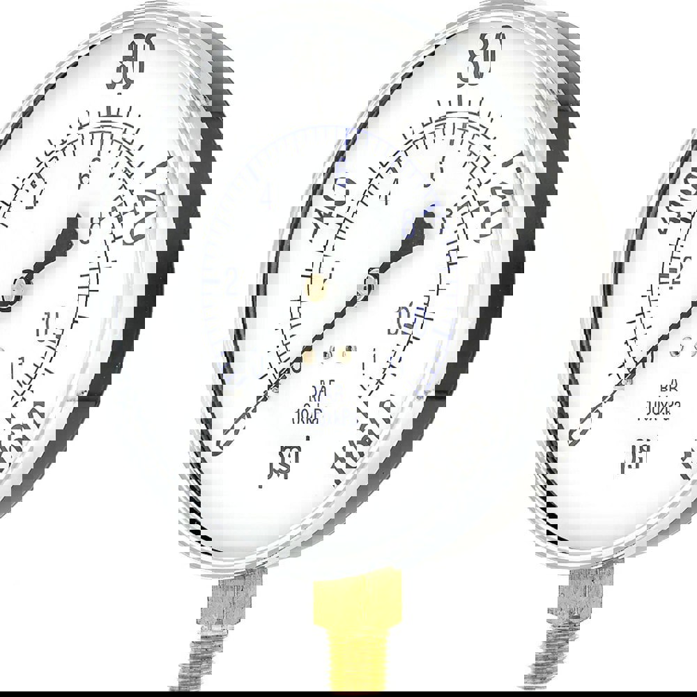 Pressure Gauges; Gauge Type: Utility Gauge ; Scale Type: Dual ; Accuracy (%): 3-2-3% ; Dial Type: Analog ; Thread Type: 1/4